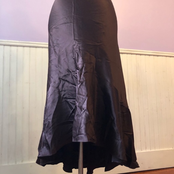 RALPH LAUREN 100% SILK MIDI SKIRT - Picture 5 of 6